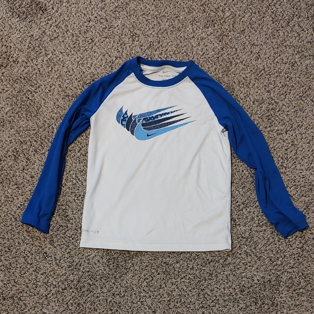 Boys Nike Dri-Fit Long Sleeve Tee